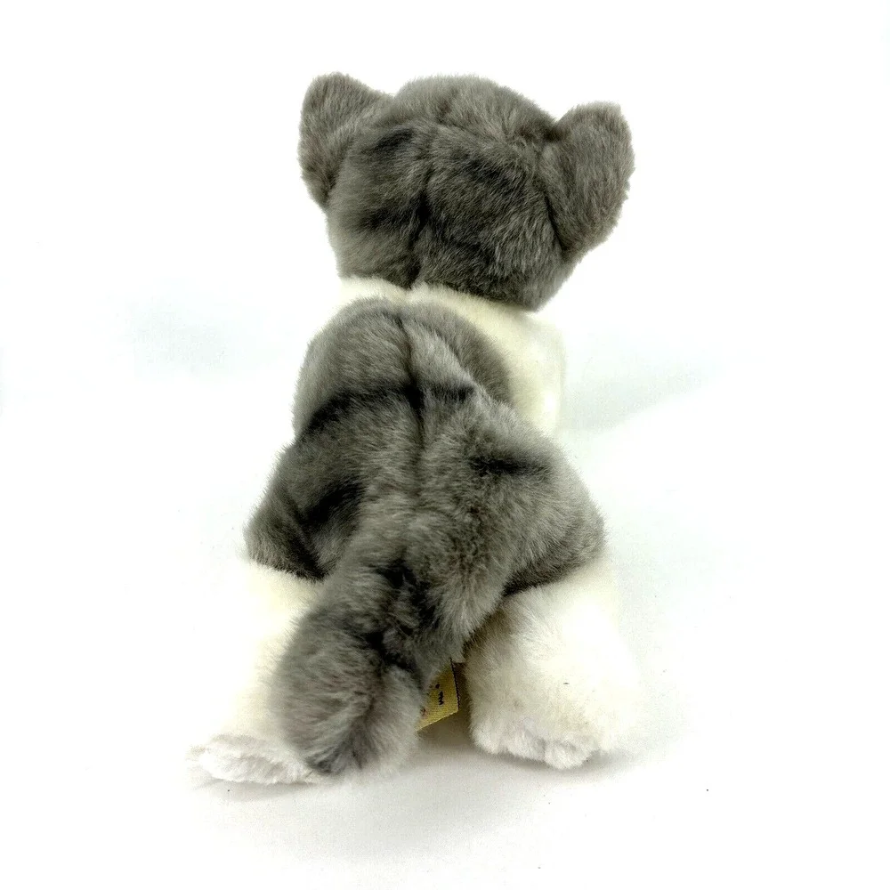 Miyoni by Aurora Cat Plush‎ LOT Gray Tabby Kitty Green Eyes & Persian Princess
